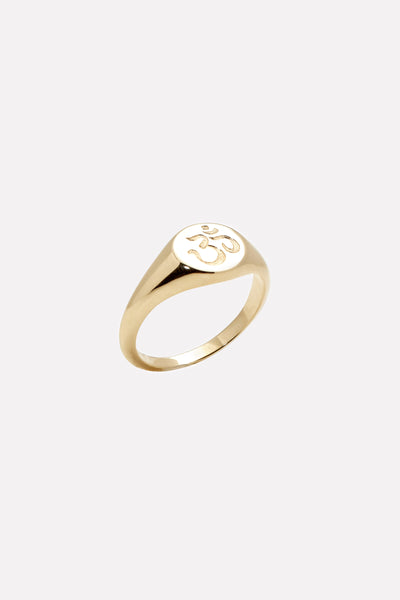 Dainty Signet with Om
