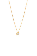 Load image into Gallery viewer, Round Bezel-Set Diamond Necklace
