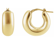 Load image into Gallery viewer, Electroform Hoop Earrings
