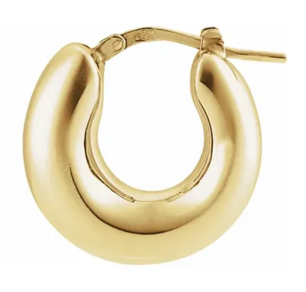 Electroform Hoop Earrings