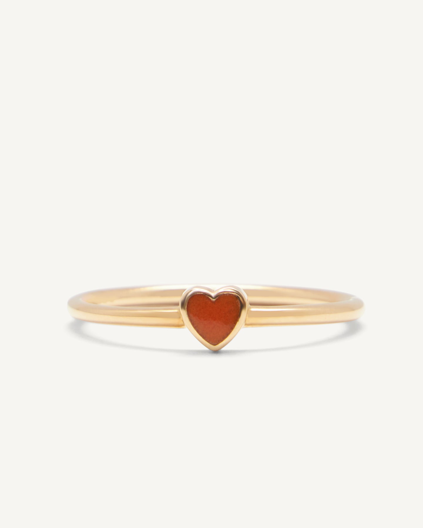 Heart Ring – Gold & Enamel