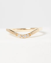 Load image into Gallery viewer, Curved Pavé Diamond Band
